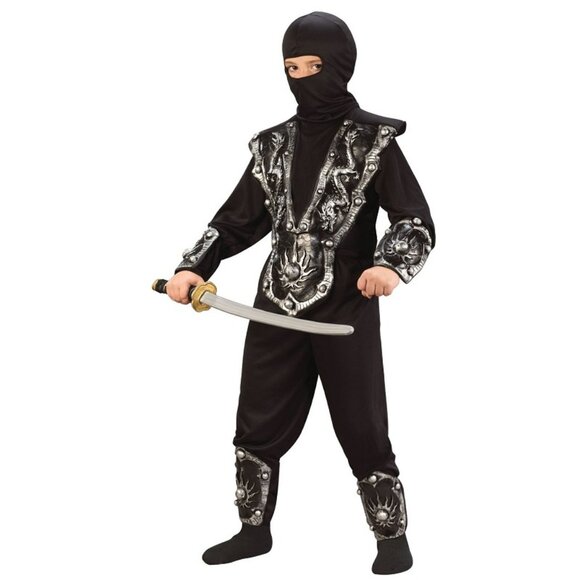 Fun World Fun World Ninja Fighter Child Halloween Costume 4-6 - Picture 1 of 3